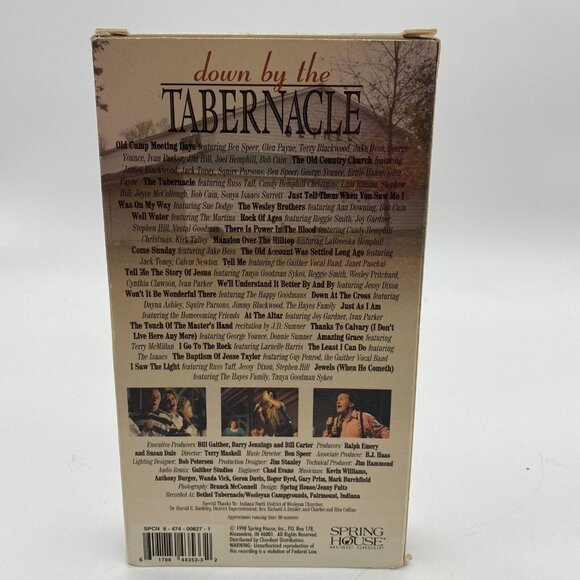 Lot 3 Bill Gaither's VHS Tapes 20 Favorite Songs Encore Down By‎ The Tabernacle - Picture 3 of 16